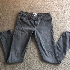 Juniors gray jeans size 9